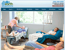 Tablet Screenshot of downtoearthacupuncture.com